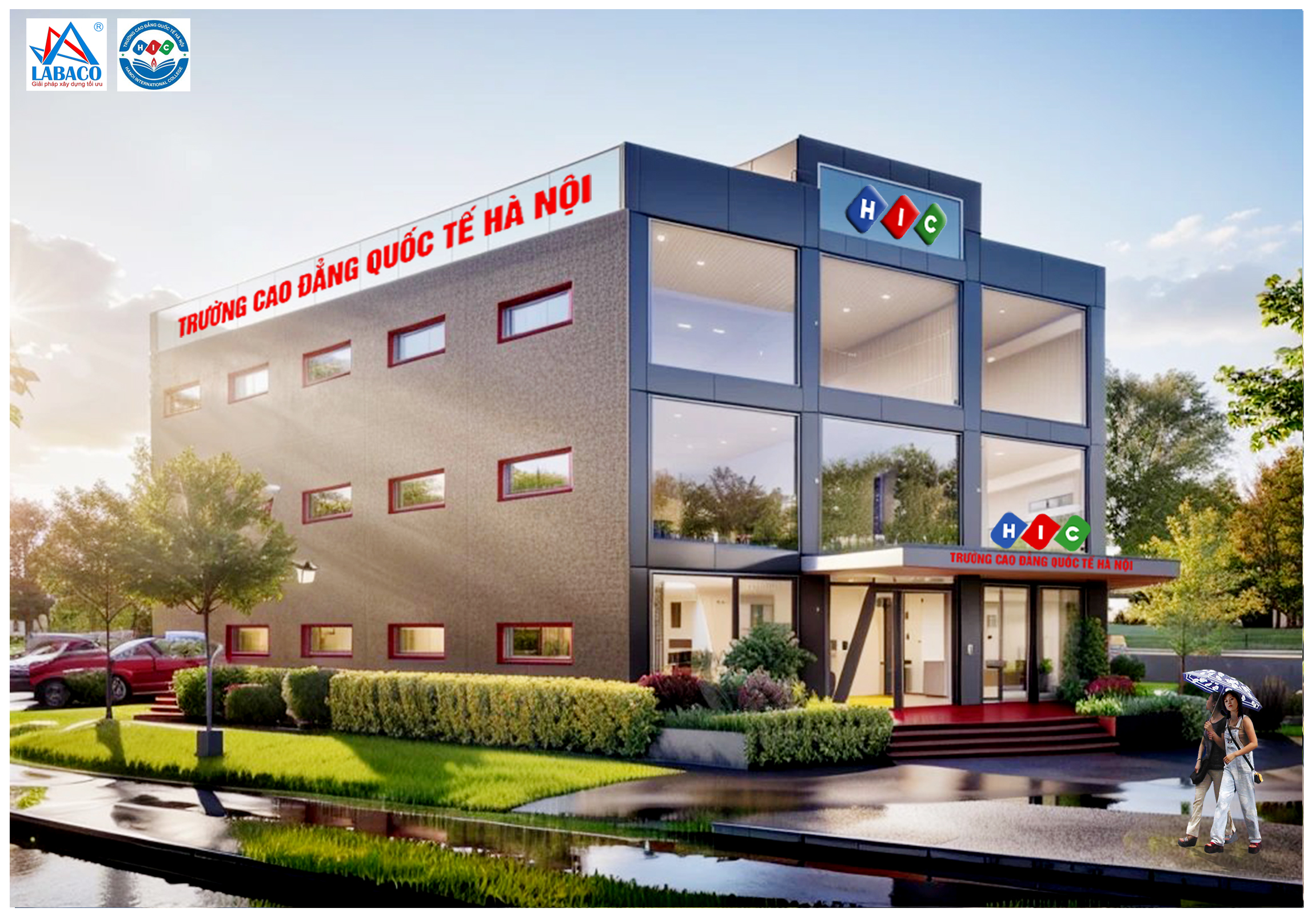 Trụ sở trường cao đẳng Quốc tế Hà Nội – HIC