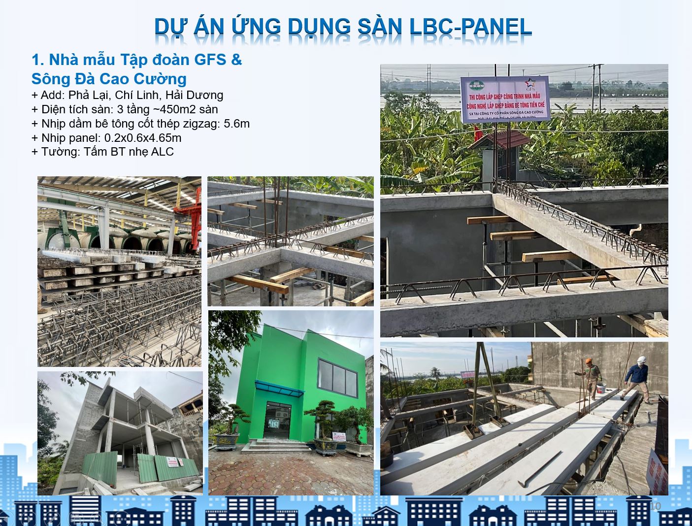 Nhà mẫu tập đoàn GFS & Sông Đà Cao Cường